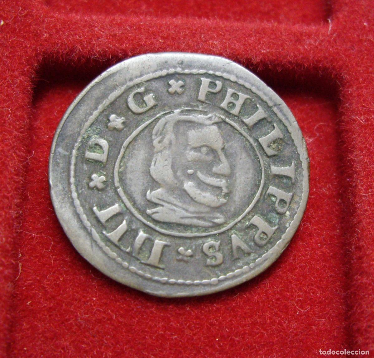 Monedas de Espa&ntilde;a: FELIPE IV - 16 MARAVEDIS SEGOVIA 1663 - Foto 1