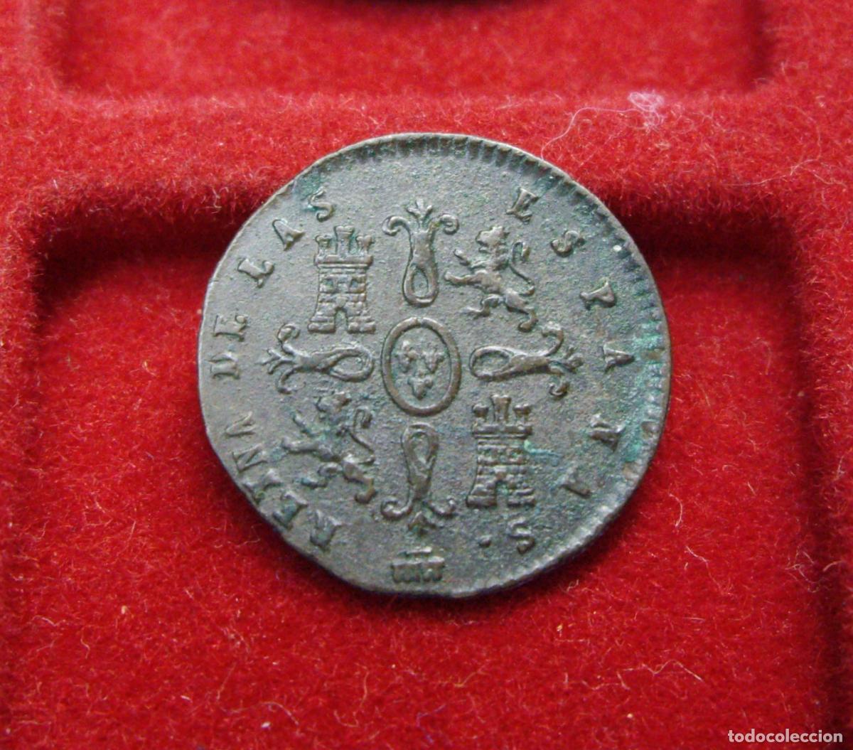 Monedas de Espa&ntilde;a: ISABEL II - 2 MARAVEDIS 1840 - SEGOVIA - Foto 2