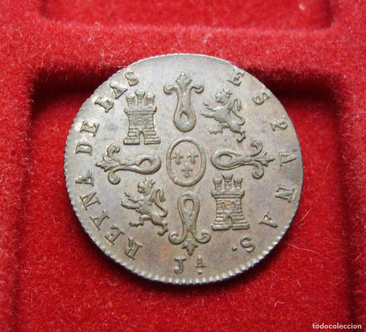 Monedas de Espa&ntilde;a: ISABEL II - 4 MARAVEDIS 1850 - JUBIA - Foto 2
