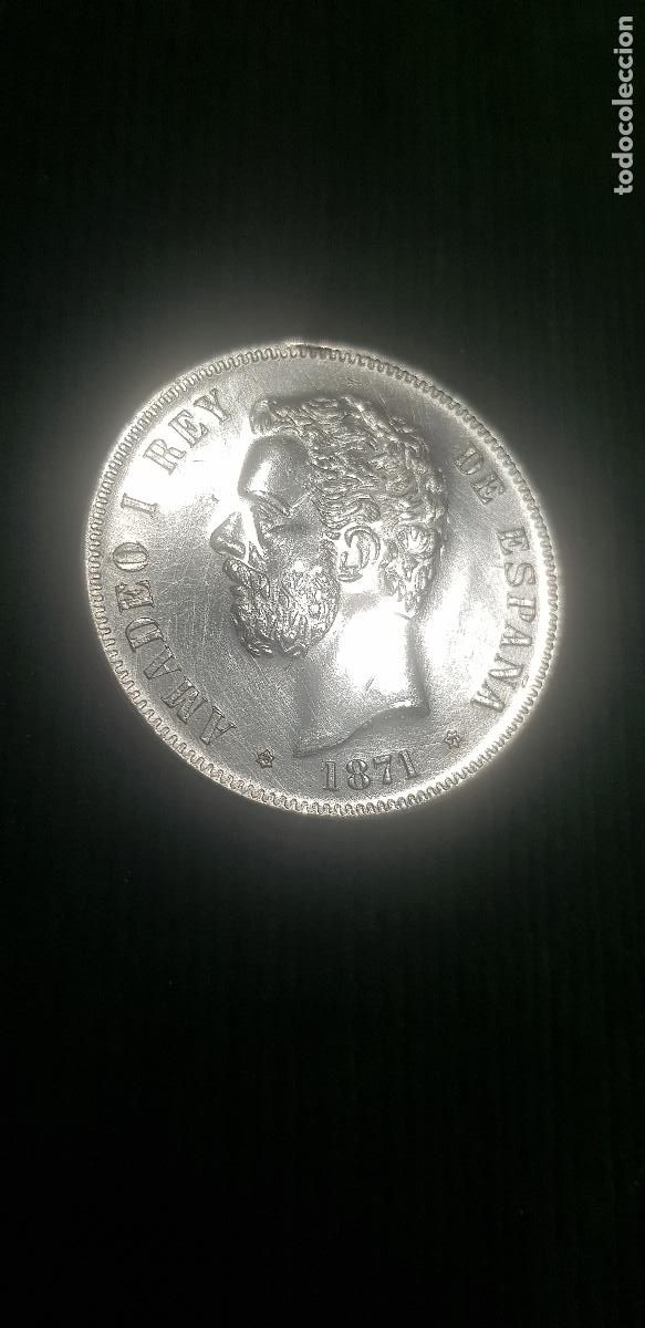 Monedas de Espa&ntilde;a: ESPA&Ntilde;A 5 PESETAS AMADEO I - Foto 9