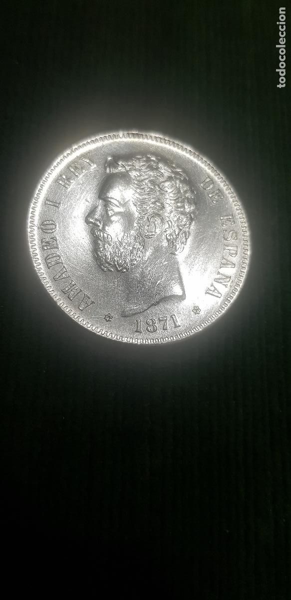 Monedas de Espa&ntilde;a: ESPA&Ntilde;A 5 PESETAS AMADEO I - Foto 1