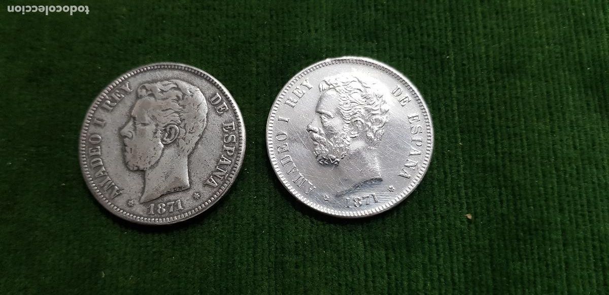 Monedas de Espa&ntilde;a: ESPA&Ntilde;A 5 PESETAS AMADEO I - Foto 12