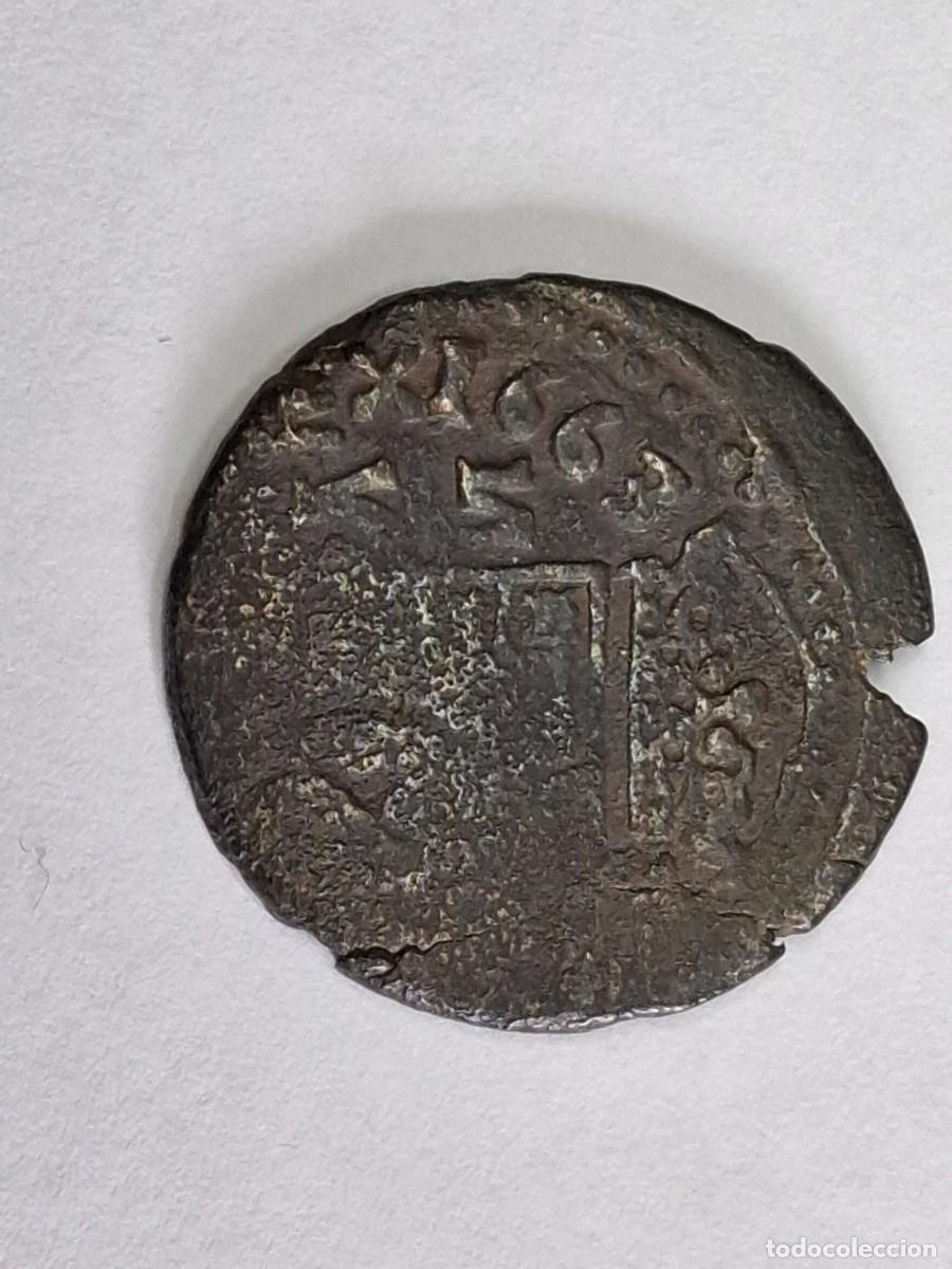 Monedas de Espa&ntilde;a: Moneda de 1663 N de 16 Maravedis de XC 1353 GRANADA en BC - Foto 3