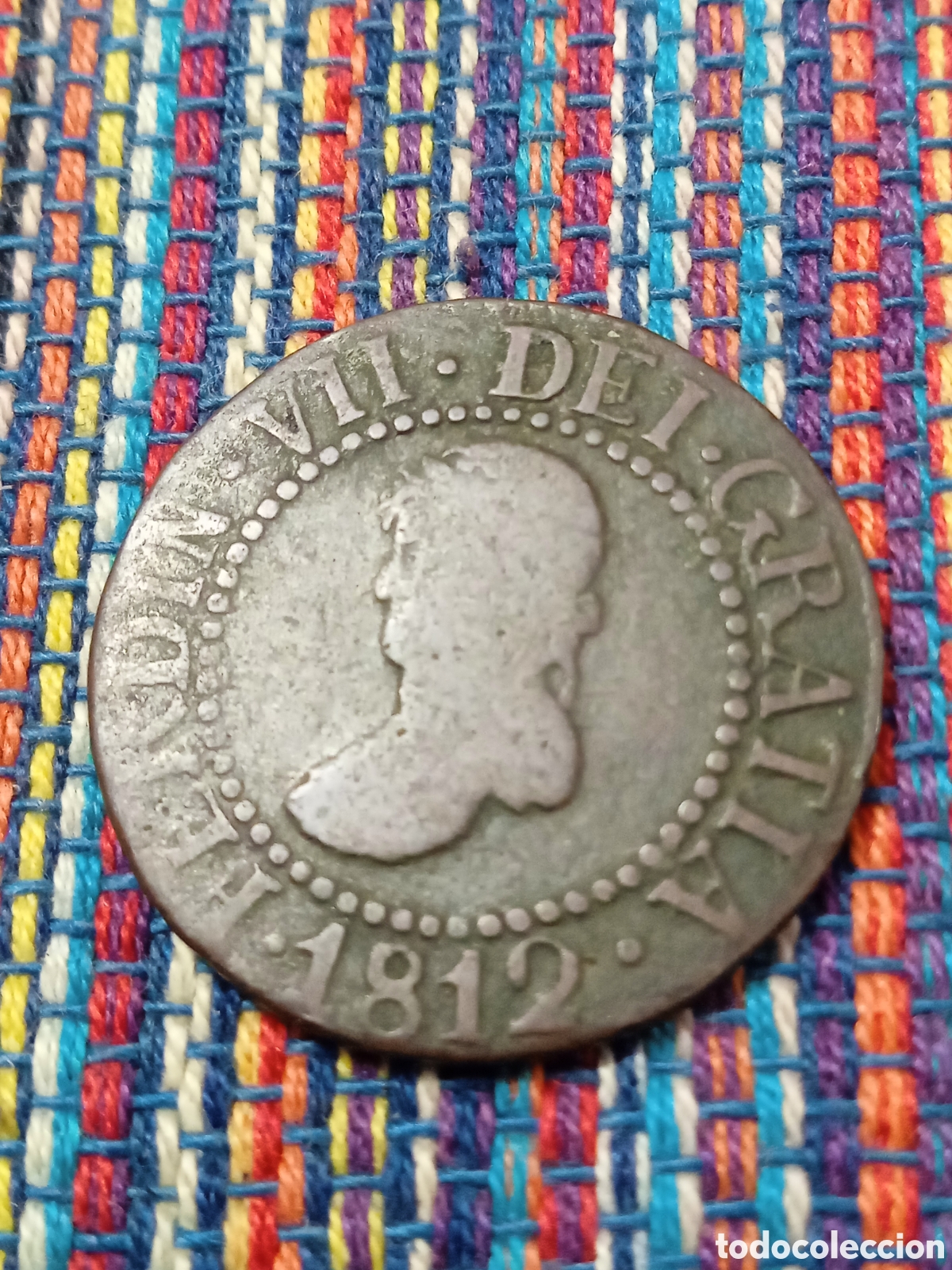 Moedas de Espanha: X- 12 DINEROS 1812 FERNANDO VII CECA DE PALMA DE MALLORCA
