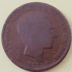 Espagne 2 1/2 centimos 1867 TB+, KM 634 pièce de monnaie Espagne 2 1/2 centimos 1867 TB+, KM 634 pièce de monnaie