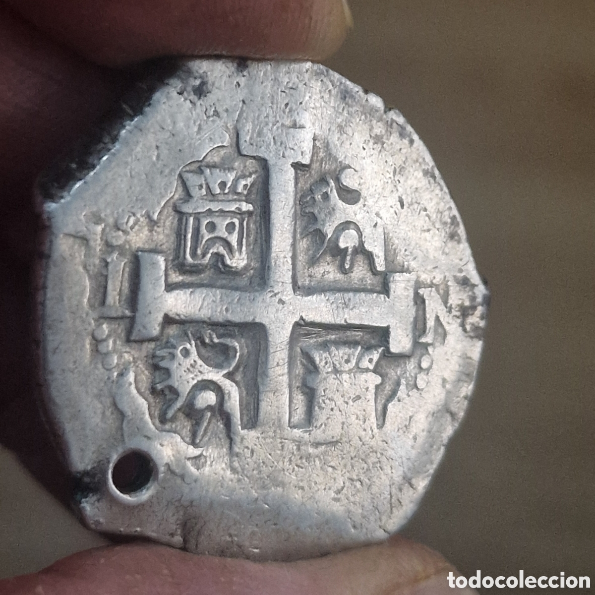 Monedas de Espa&ntilde;a: Macuquina de 8 reales - Foto 2