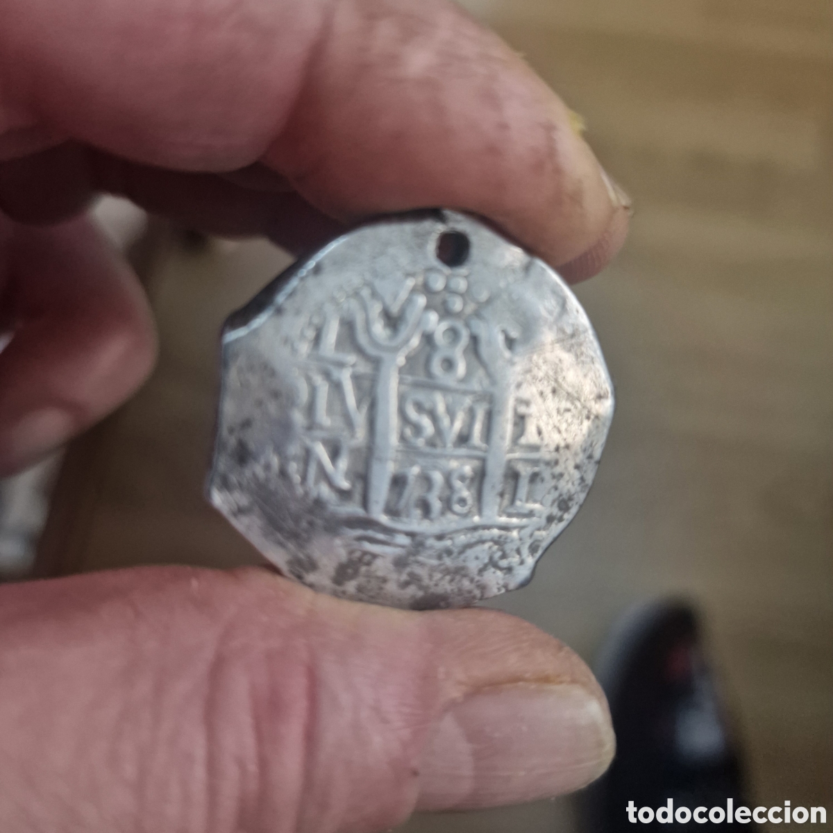 Monedas de Espa&ntilde;a: Macuquina de 8 reales - Foto 3