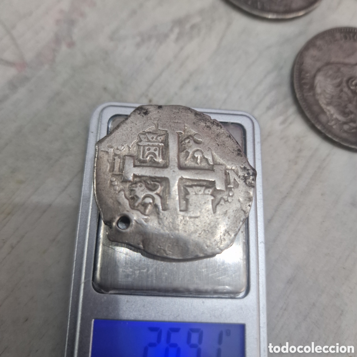 Monedas de Espa&ntilde;a: Macuquina de 8 reales - Foto 5
