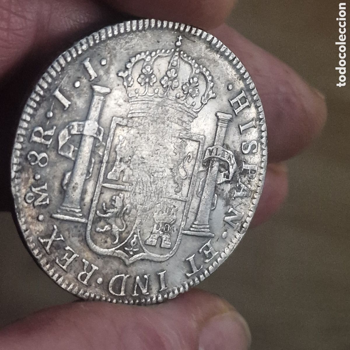 Monedas de Espa&ntilde;a: 8 reales 1818 mejico - Foto 6