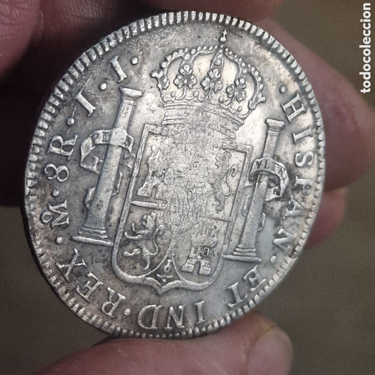 Monedas de Espa&ntilde;a: 8 reales 1818 mejico - Foto 5