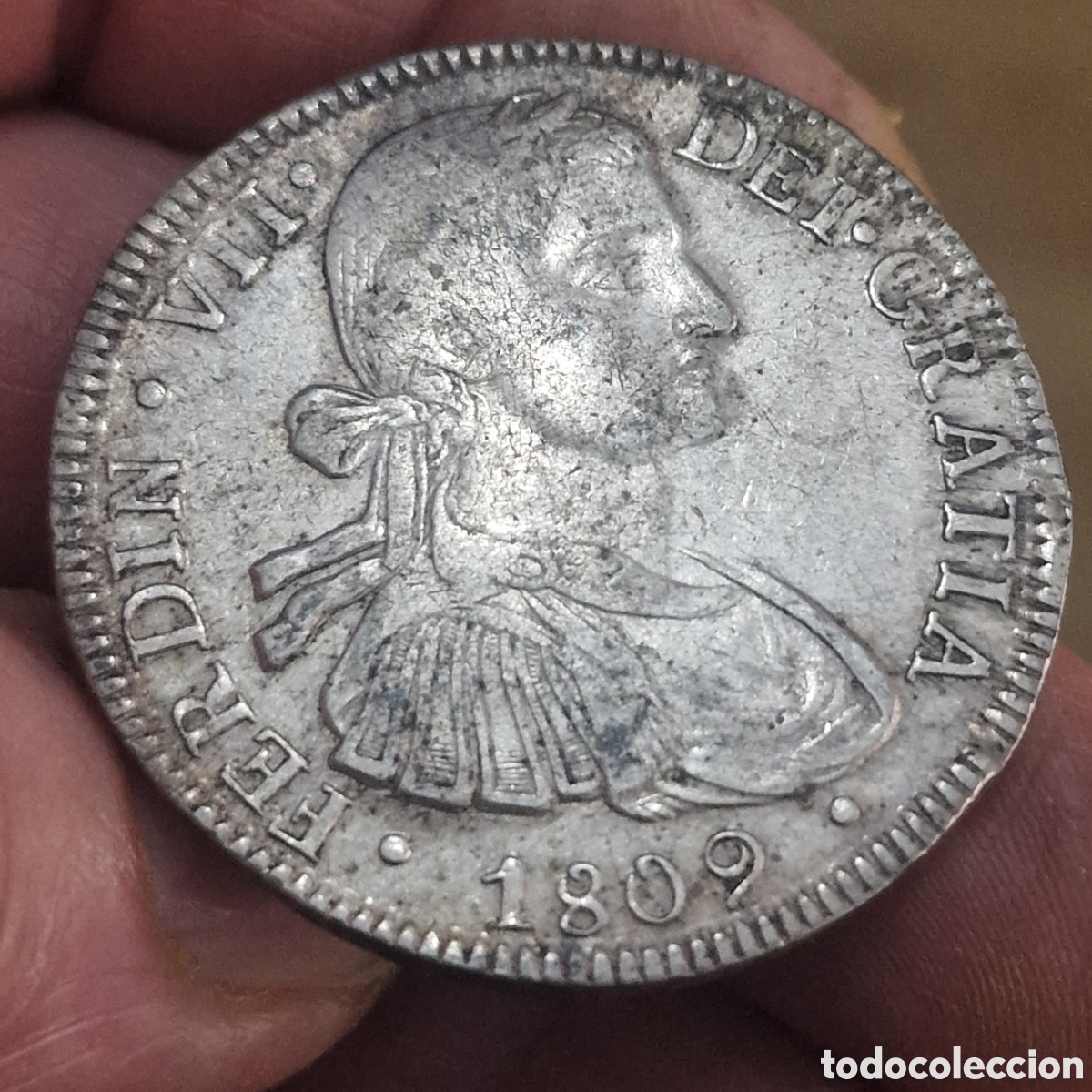 Monedas de Espa&ntilde;a: 8 reales mejico 1809 - Foto 4