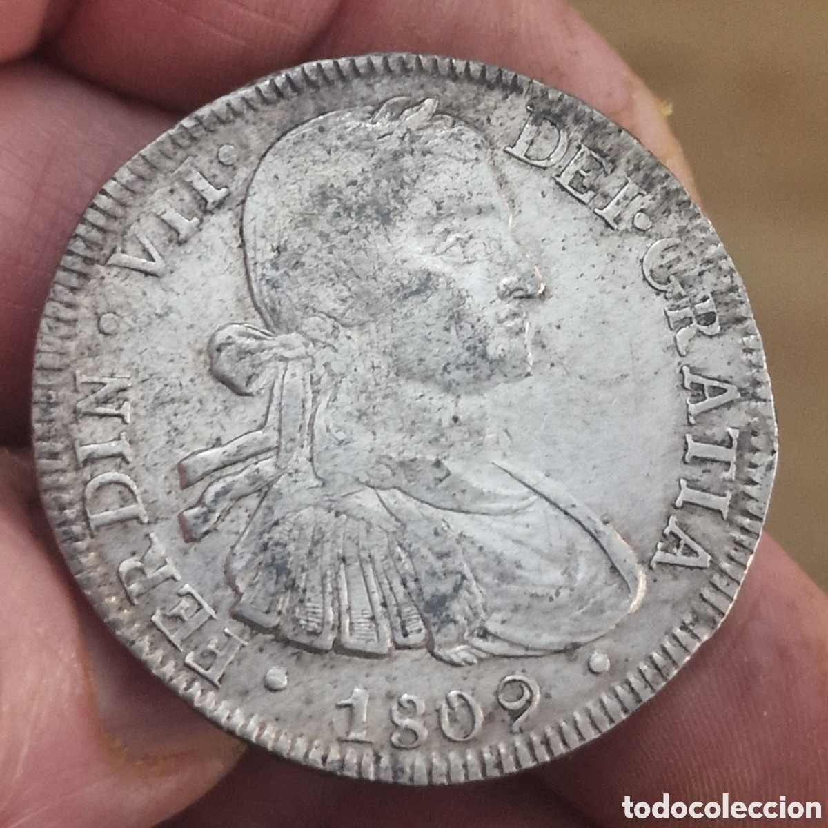 Monedas de Espa&ntilde;a: 8 reales mejico 1809 - Foto 5