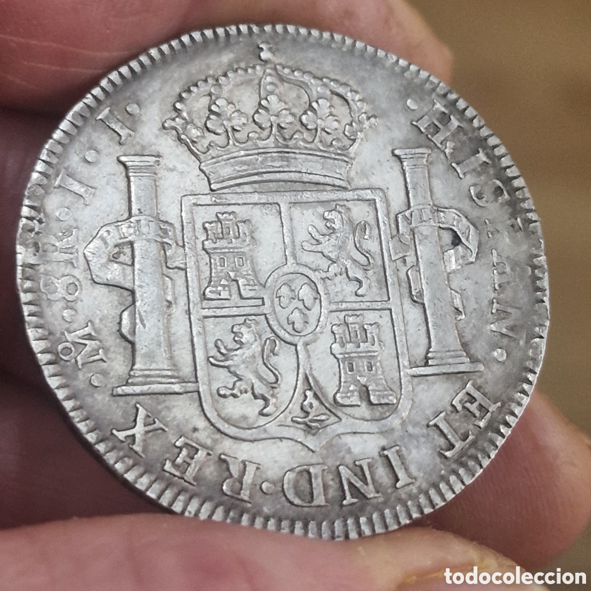 Monedas de Espa&ntilde;a: 8 reales mejico 1820 - Foto 2