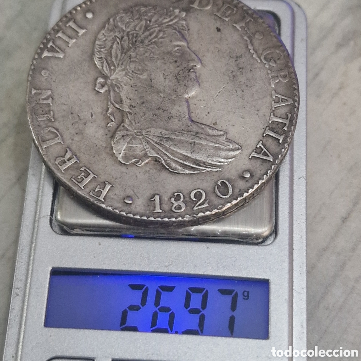 Monedas de Espa&ntilde;a: 8 reales mejico 1820 - Foto 6