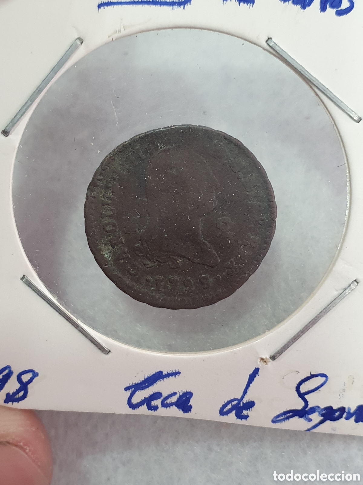 Monedas de Espa&ntilde;a: 2 Maravedis. Carlos IV. 1798. (L31) - Foto 2