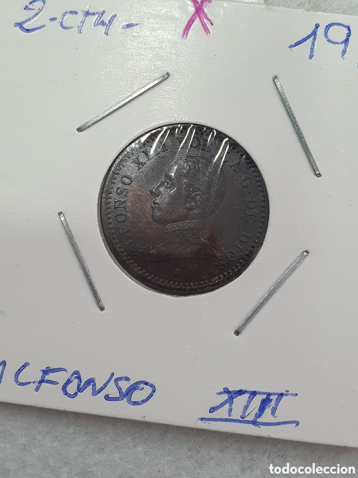 Monedas de Espa&ntilde;a: 2 c&eacute;ntimos. 1912. Alfonso XIII. (L31) - Foto 2