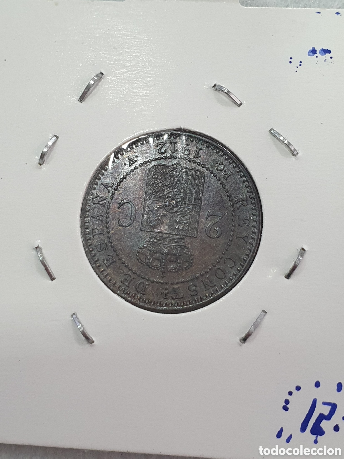 Monedas de Espa&ntilde;a: 2 c&eacute;ntimos. 1912. Alfonso XIII. (L31) - Foto 3