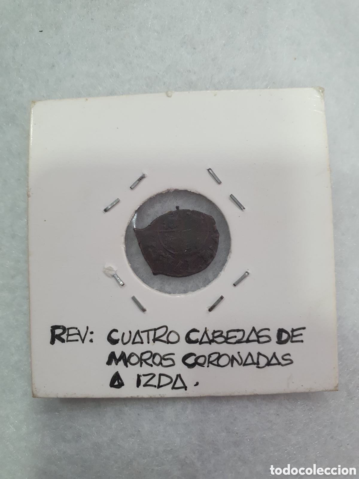 Monedas de Espa&ntilde;a: Felipe V. 1 dinero 1713. (L31) - Foto 3