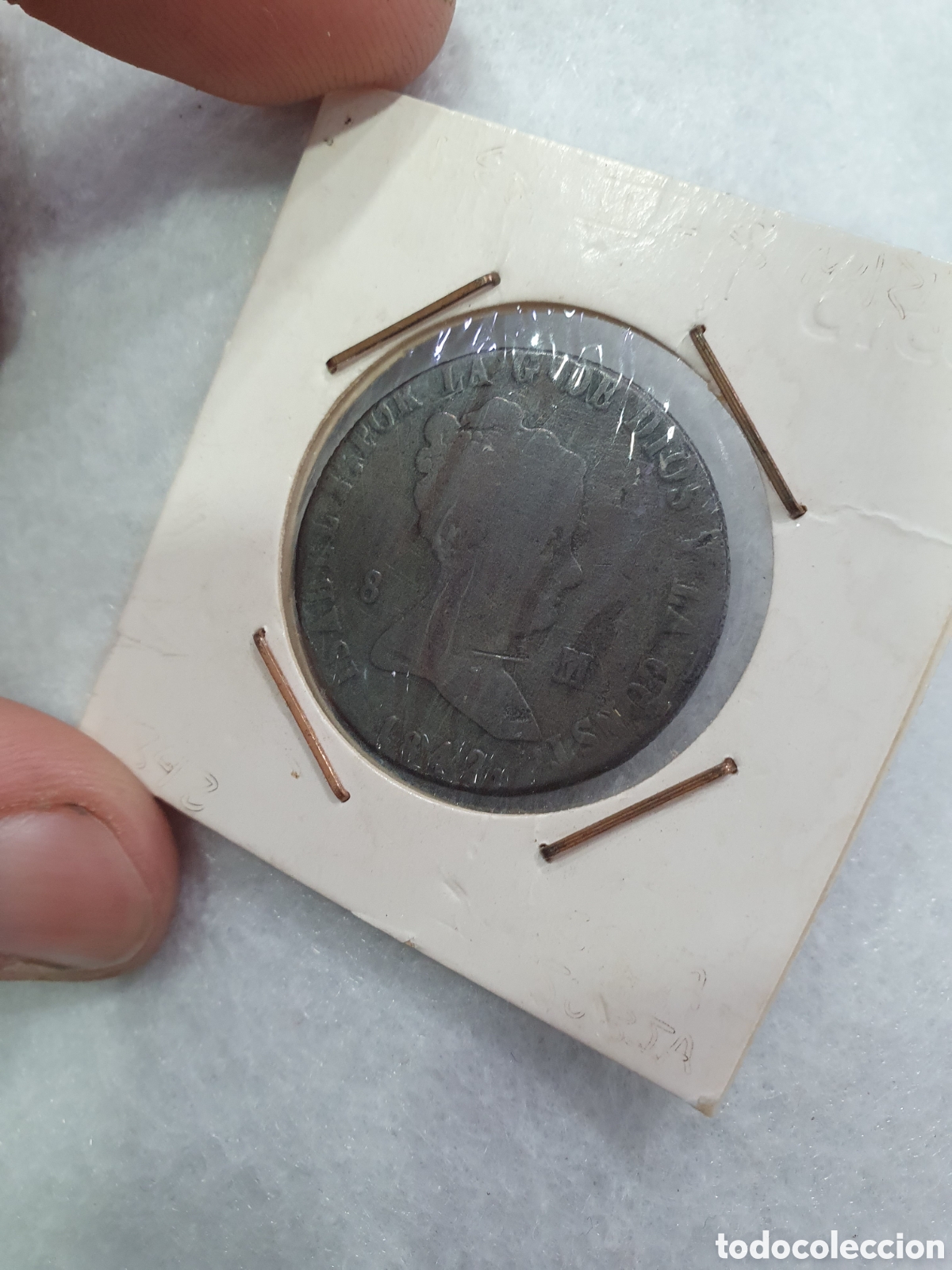 Monedas de Espa&ntilde;a: Isabel II. 1842. 8 maravedis. (L31) - Foto 2