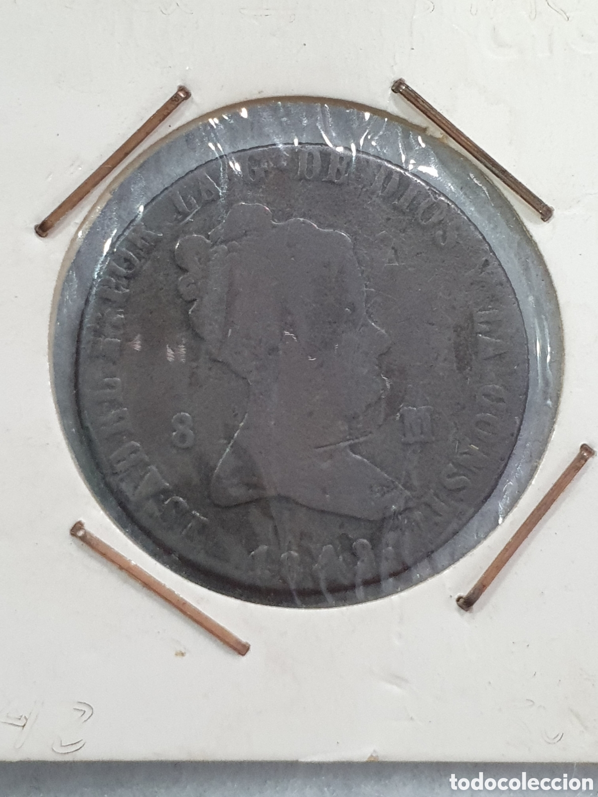 Monedas de Espa&ntilde;a: Isabel II. 1842. 8 maravedis. (L31) - Foto 1