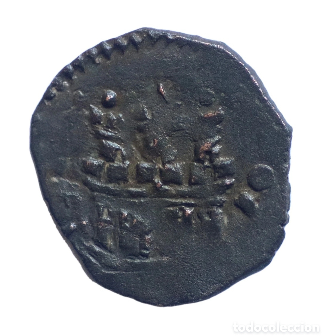 Monedas de Espa&ntilde;a: BLANCA FELIPE II CUENCA X - Foto 2