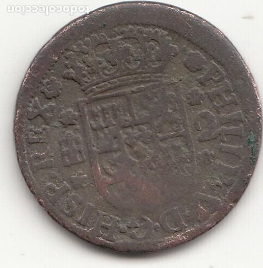 Monedas de Espa&ntilde;a: FELIPE V: 2 MARAVEDIS 1746 SEGOVIA - Foto 1