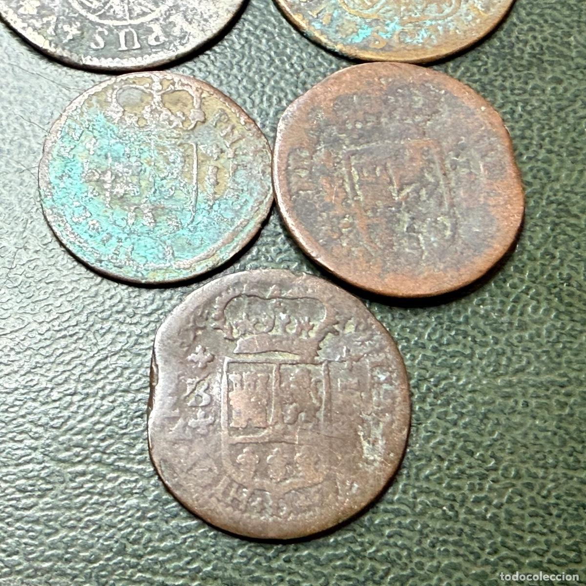 Monedas de Espa&ntilde;a: Lote de 5 monedas de Felipe V - Foto 5