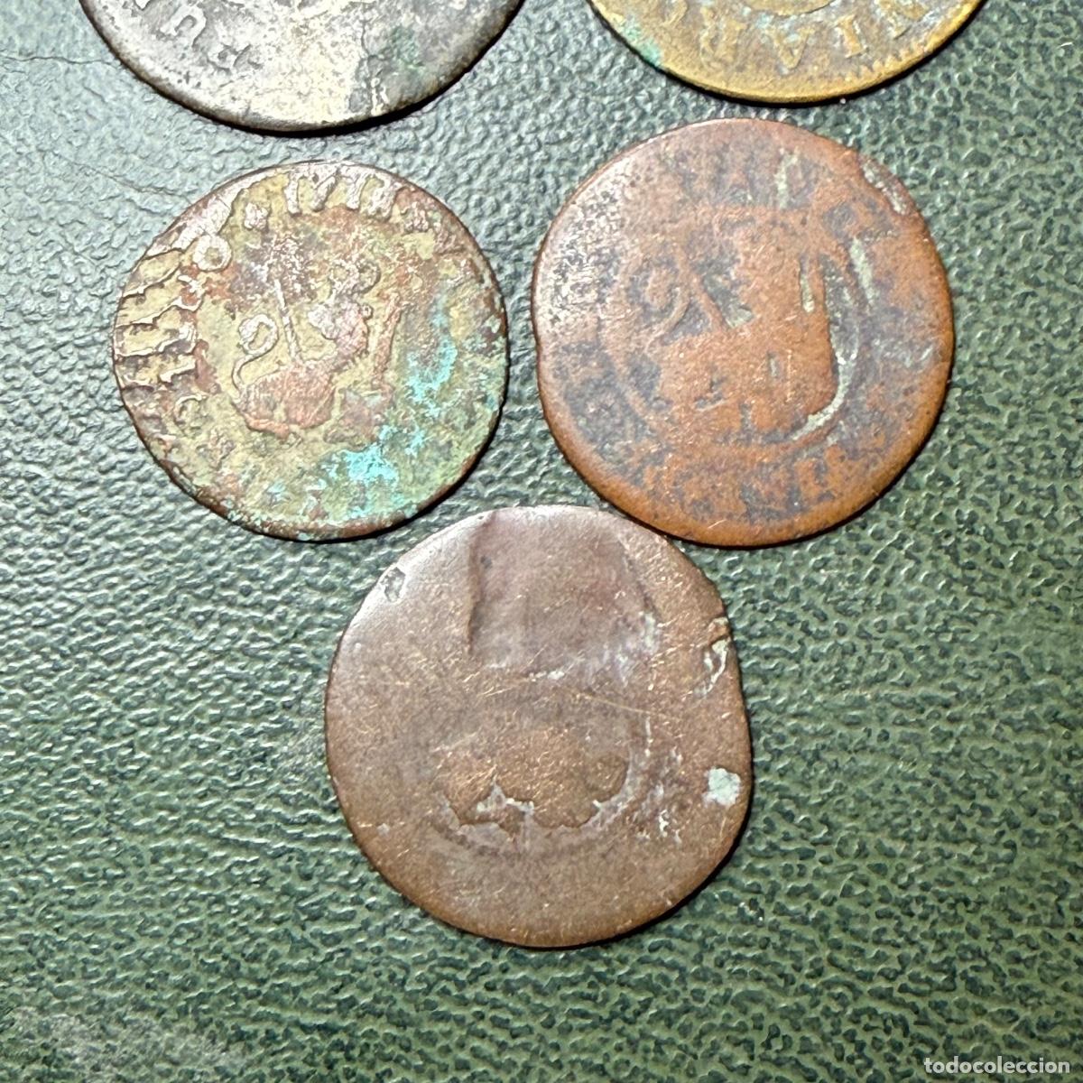Monedas de Espa&ntilde;a: Lote de 5 monedas de Felipe V - Foto 8