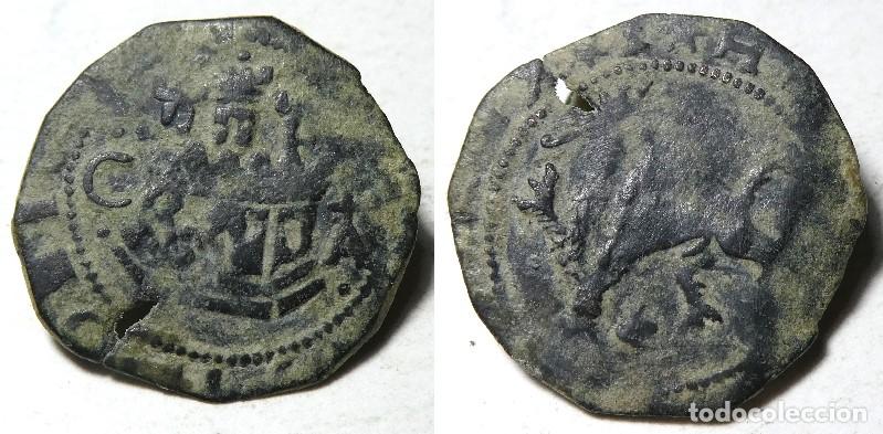 Monedas de Espa&ntilde;a: Moneda de los Reyes Cat&oacute;licos 2 Maraved&iacute;s de Cuenca - Foto 1