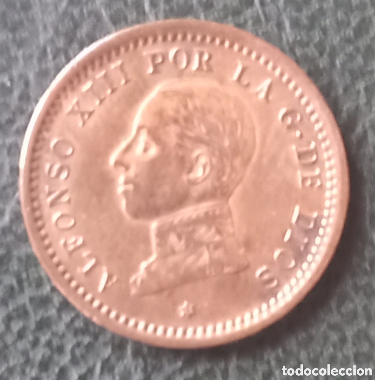 Monedas de Espa&ntilde;a: 1 C&eacute;ntimo 1912 * 12 PC V - Bc - Foto 1