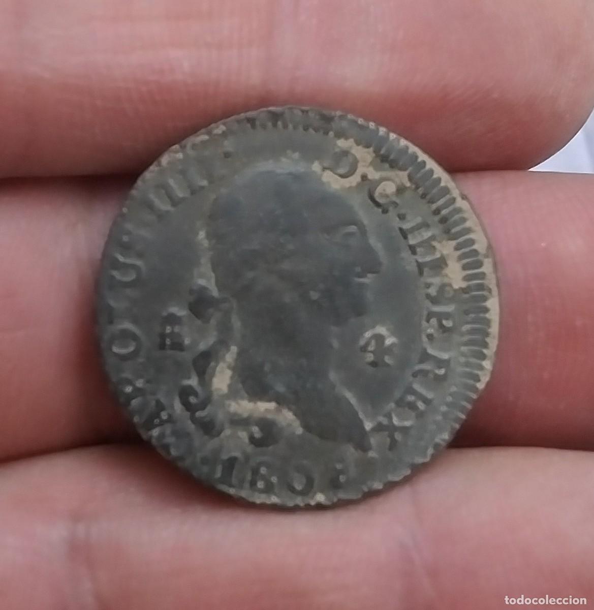 Monedas de Espa&ntilde;a: Carlos llll 1808- 4 maravedis - Foto 1