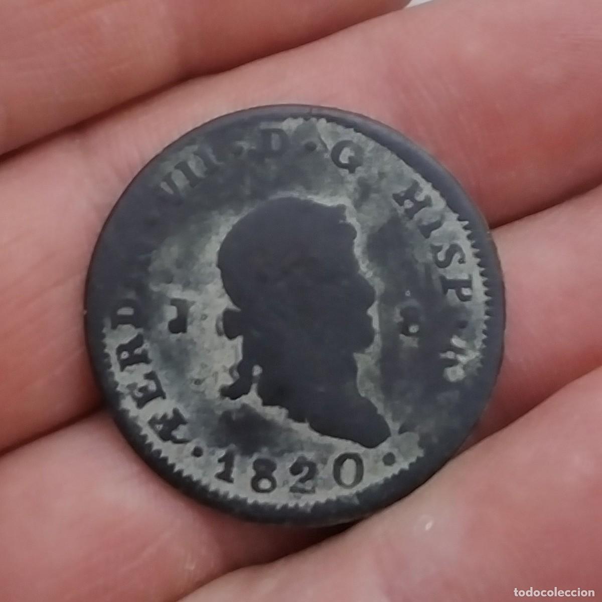 Monedas de Espa&ntilde;a: FernandoVll - 8 maravesis de 1820 - Foto 1