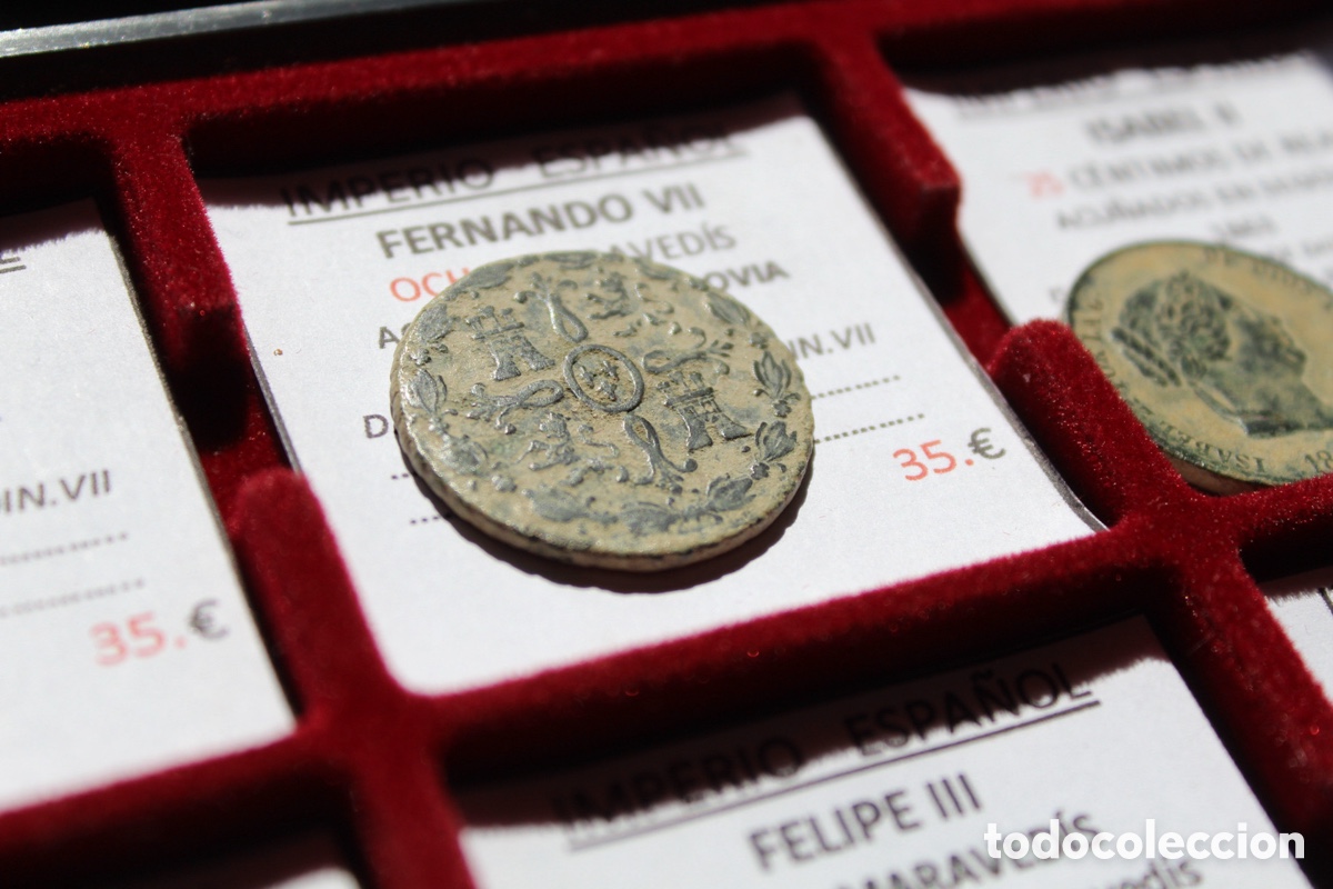 Monedas de Espa&ntilde;a: FERNANDO VII 8 maraved&iacute;s - Foto 5