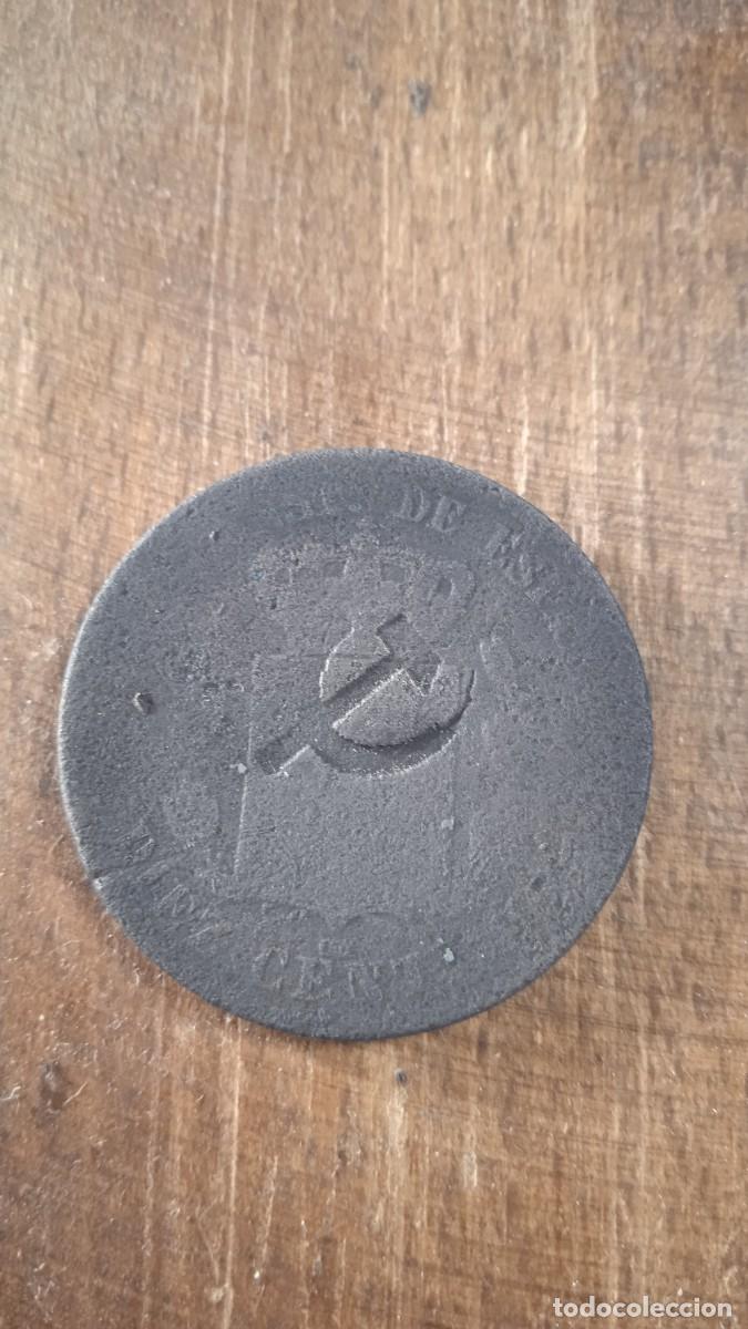 Monedas de Espa&ntilde;a: Antigua moneda resellada. - Foto 1
