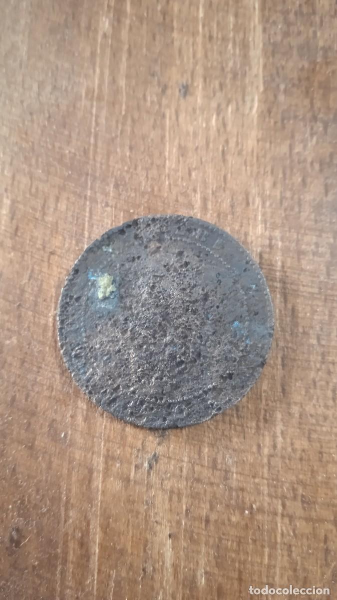 Monedas de Espa&ntilde;a: Antigua moneda resellada. - Foto 2