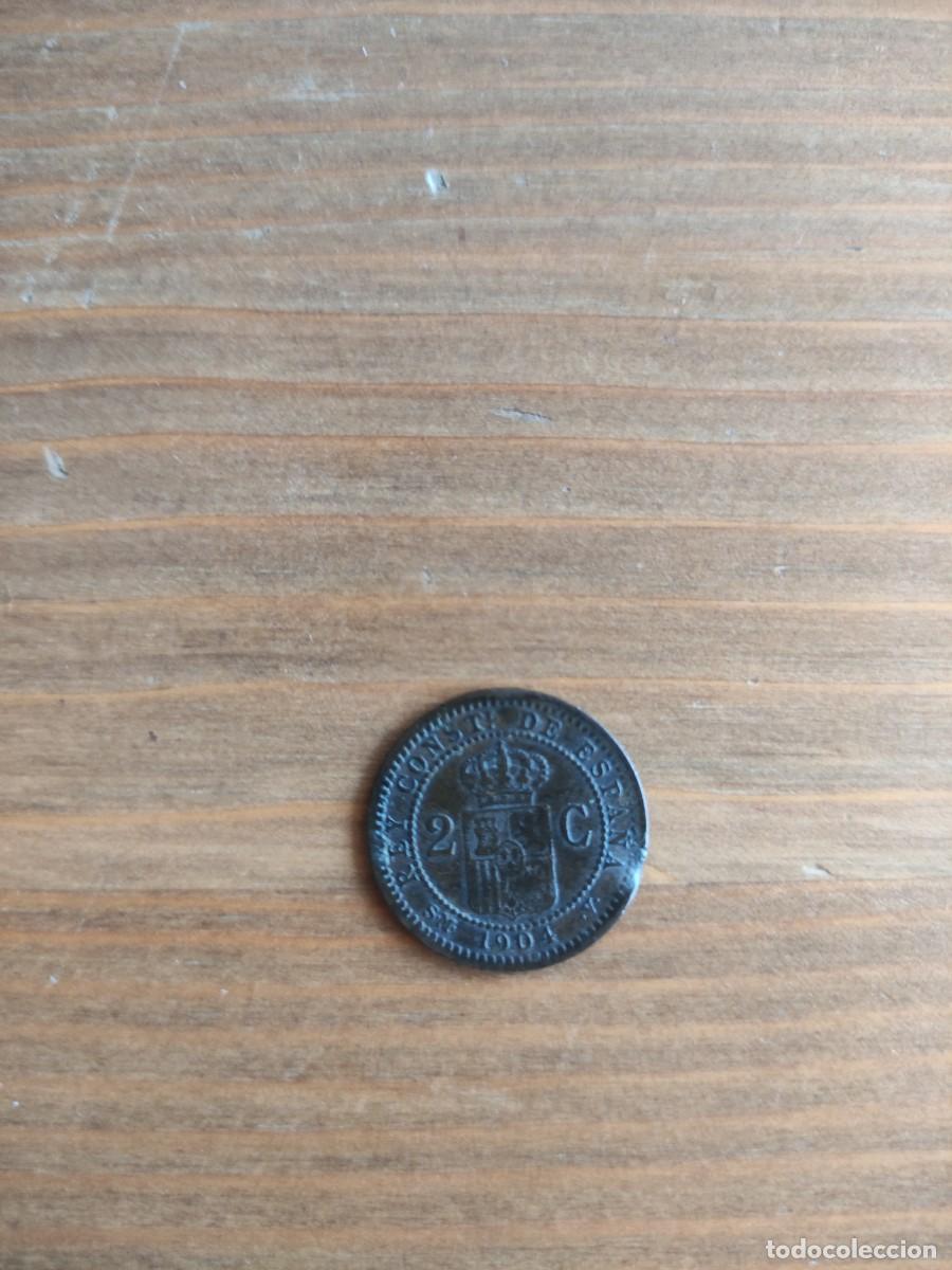 Monedas de Espa&ntilde;a: MONEDA 2 CENTIMOS 1904 ALFONSO XIII - Foto 2
