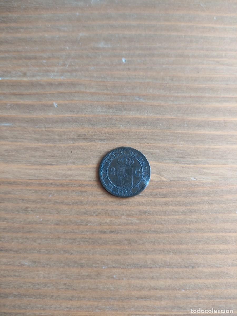 Monedas de Espa&ntilde;a: MONEDA 2 CENTIMOS 1904 ALFONSO XIII - Foto 4