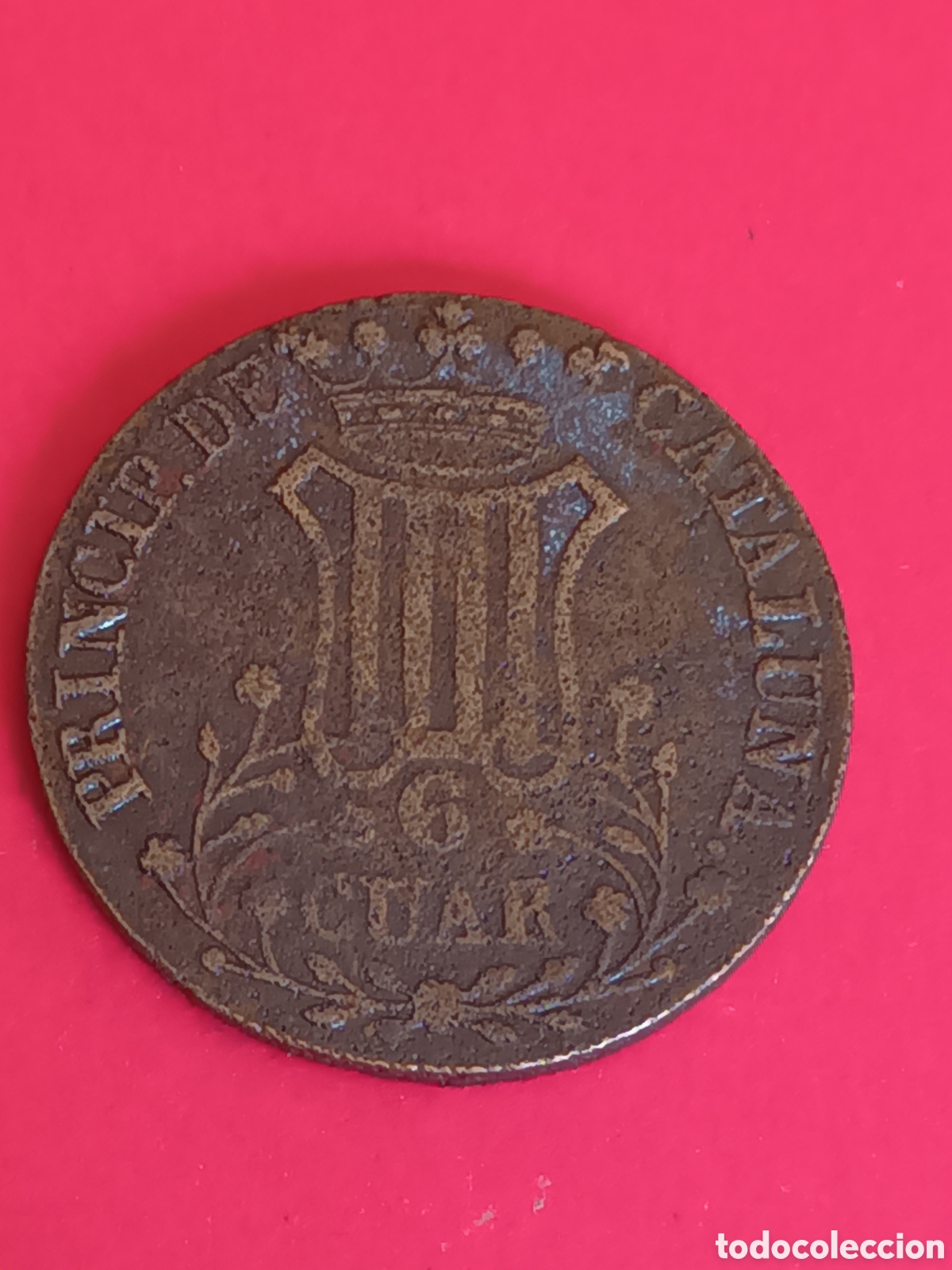 Monedas de Espa&ntilde;a: ISABEL II. 6 CUARTOS DE 1841. BONITA. - Foto 2