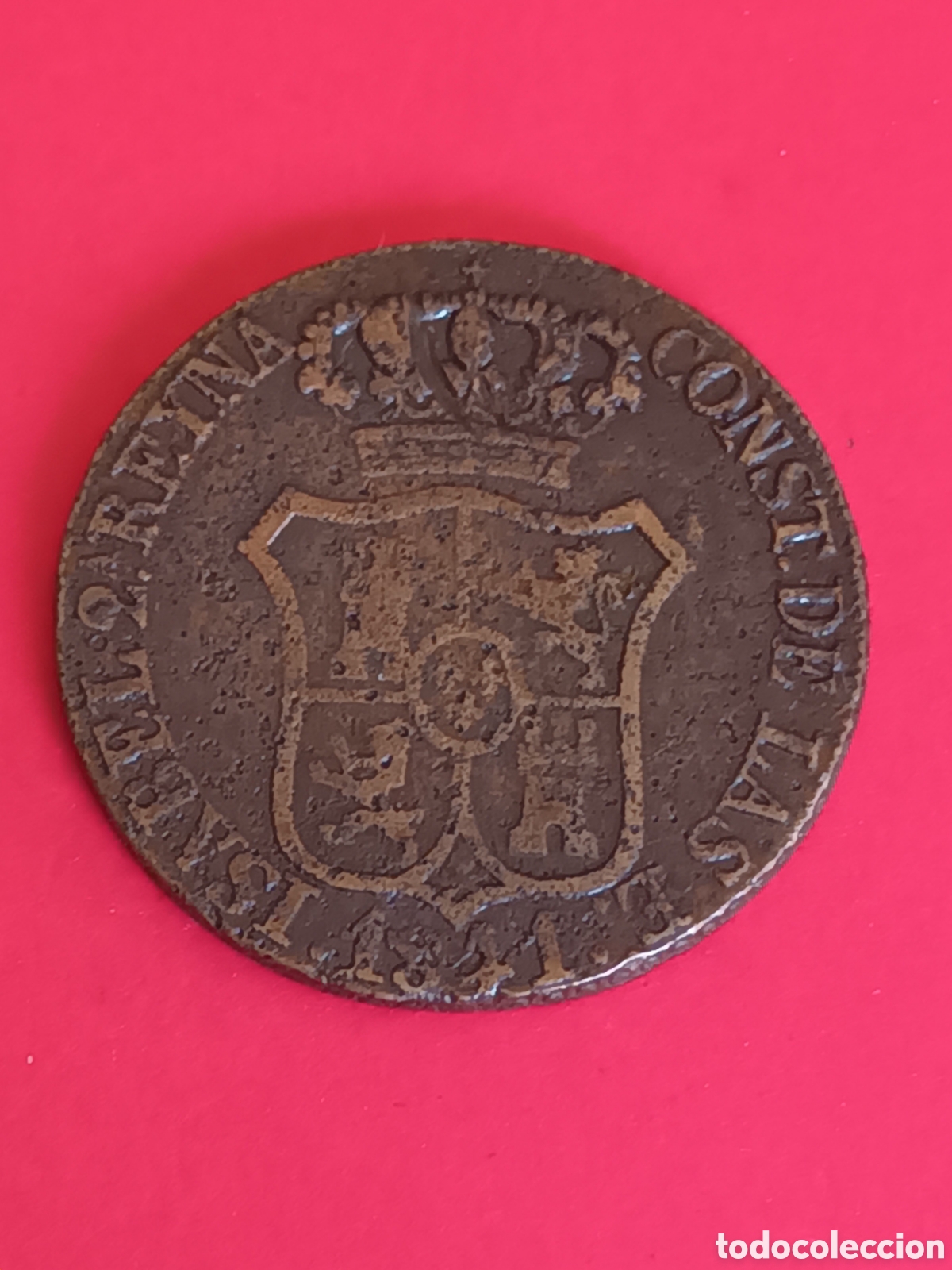 Monedas de Espa&ntilde;a: ISABEL II. 6 CUARTOS DE 1841. BONITA. - Foto 1