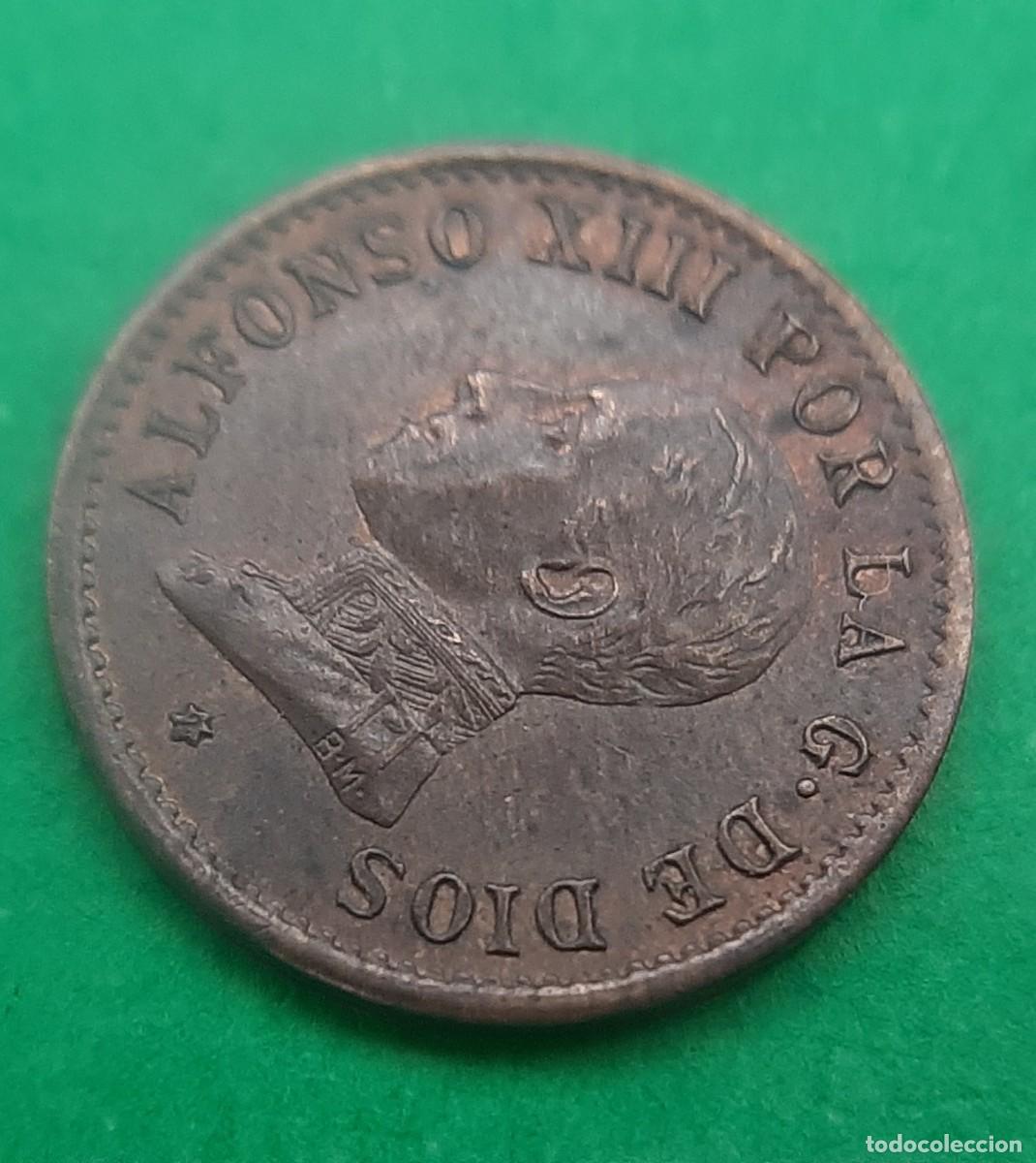 Monedas de Espa&ntilde;a: (ALFONSO XIII)(1912*2 PC V)(COBRE) 1 C&Eacute;NTIMO - Foto 5