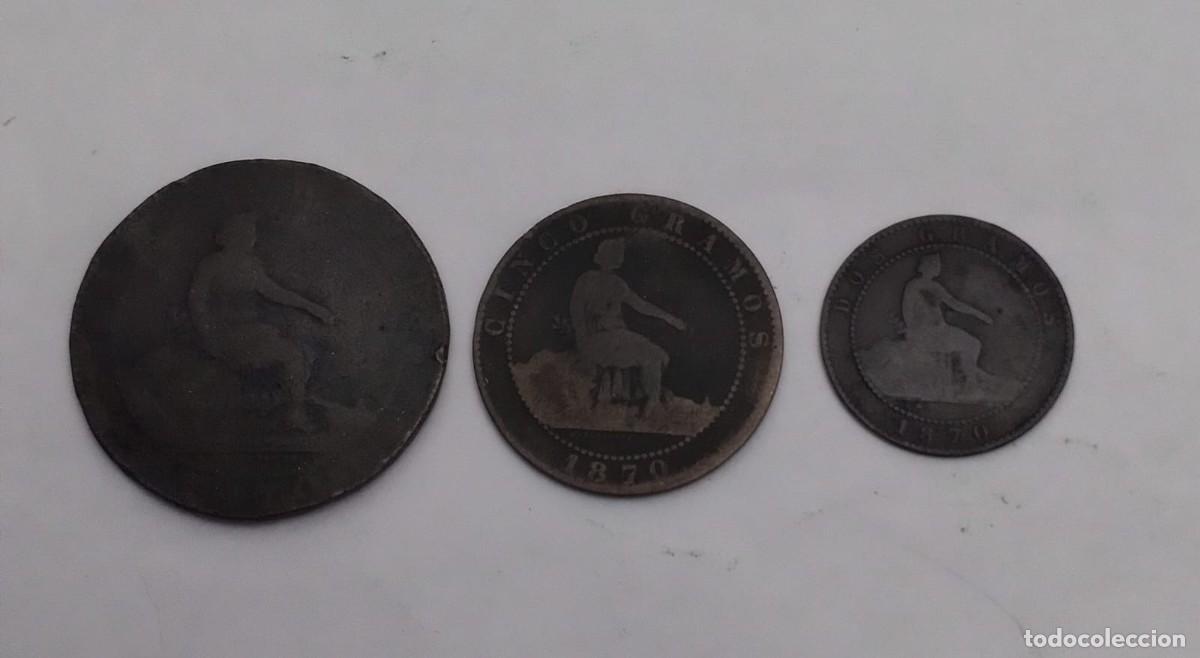 Monedas de Espa&ntilde;a: Lote de monedas del Govierno provisional - Foto 1