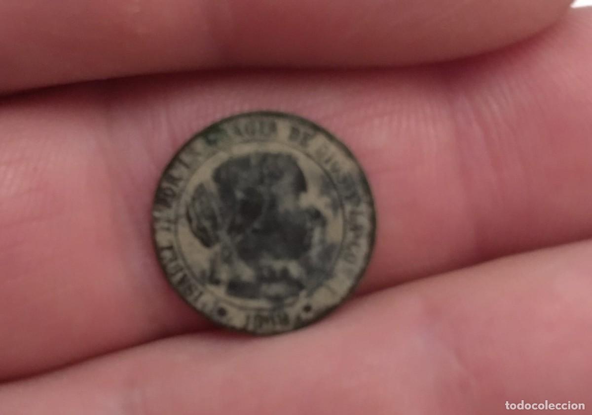 Monedas de Espa&ntilde;a: ISABEL II - 1/2 centimos de escudo 1868 - Foto 1