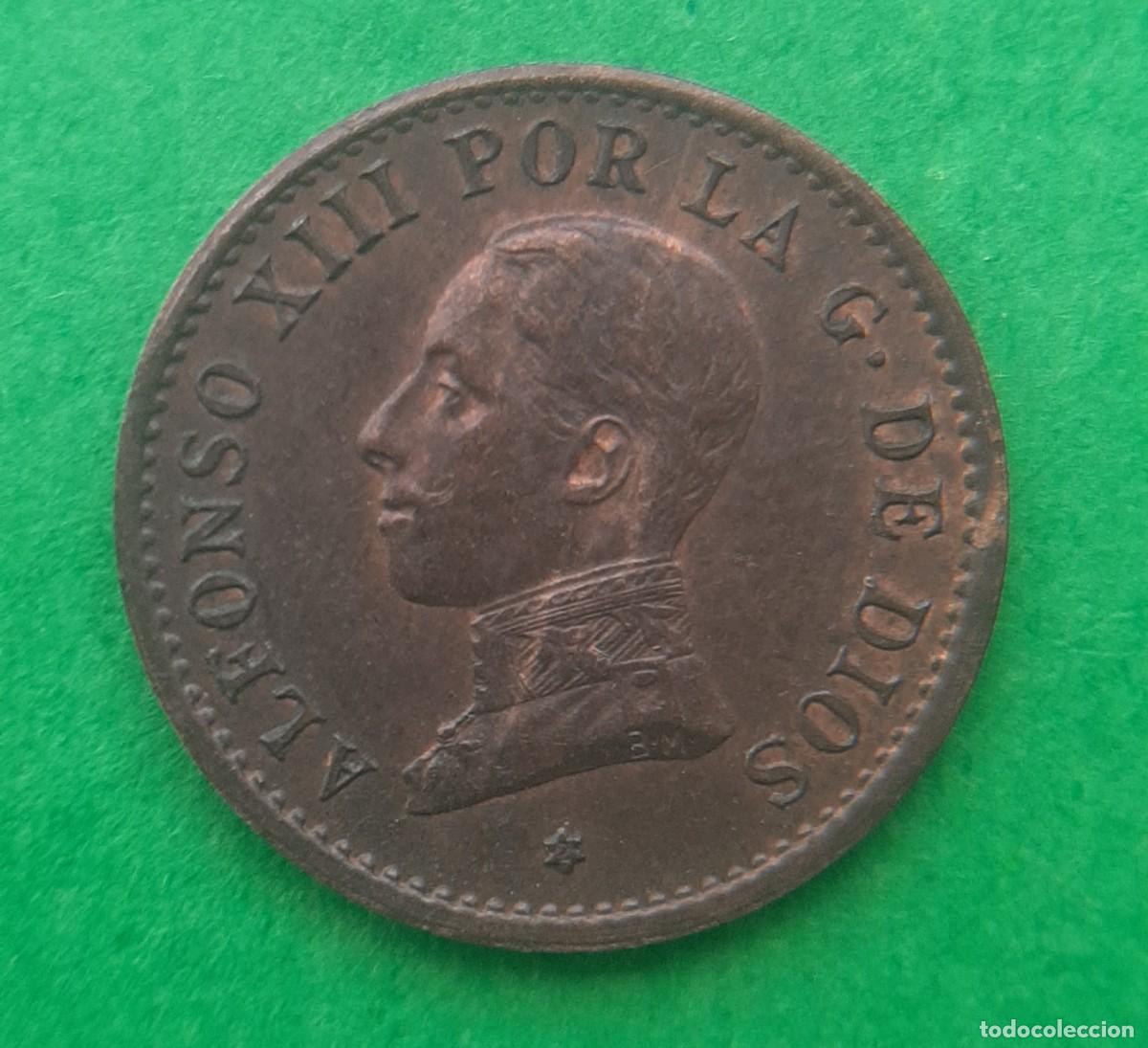 Monedas de Espa&ntilde;a: (ALFONSO XIII)(1912*2 PC V)(COBRE) 1 C&Eacute;NTIMO - Foto 6