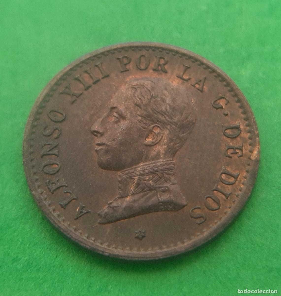 Monedas de Espa&ntilde;a: (ALFONSO XIII)(1912*2 PC V)(COBRE) 1 C&Eacute;NTIMO - Foto 13