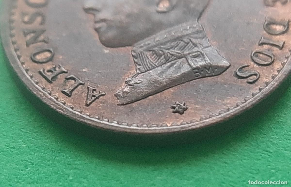 Monedas de Espa&ntilde;a: (ALFONSO XIII)(1912*2 PC V)(COBRE) 1 C&Eacute;NTIMO - Foto 3