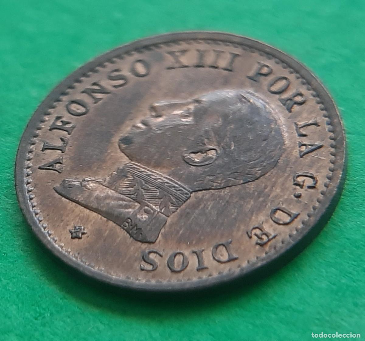 Monedas de Espa&ntilde;a: (ALFONSO XIII)(1912*2 PC V)(COBRE) 1 C&Eacute;NTIMO - Foto 10