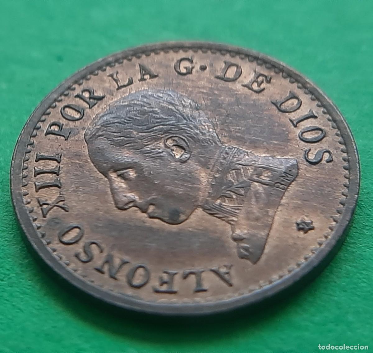 Monedas de Espa&ntilde;a: (ALFONSO XIII)(1912*2 PC V)(COBRE) 1 C&Eacute;NTIMO - Foto 11