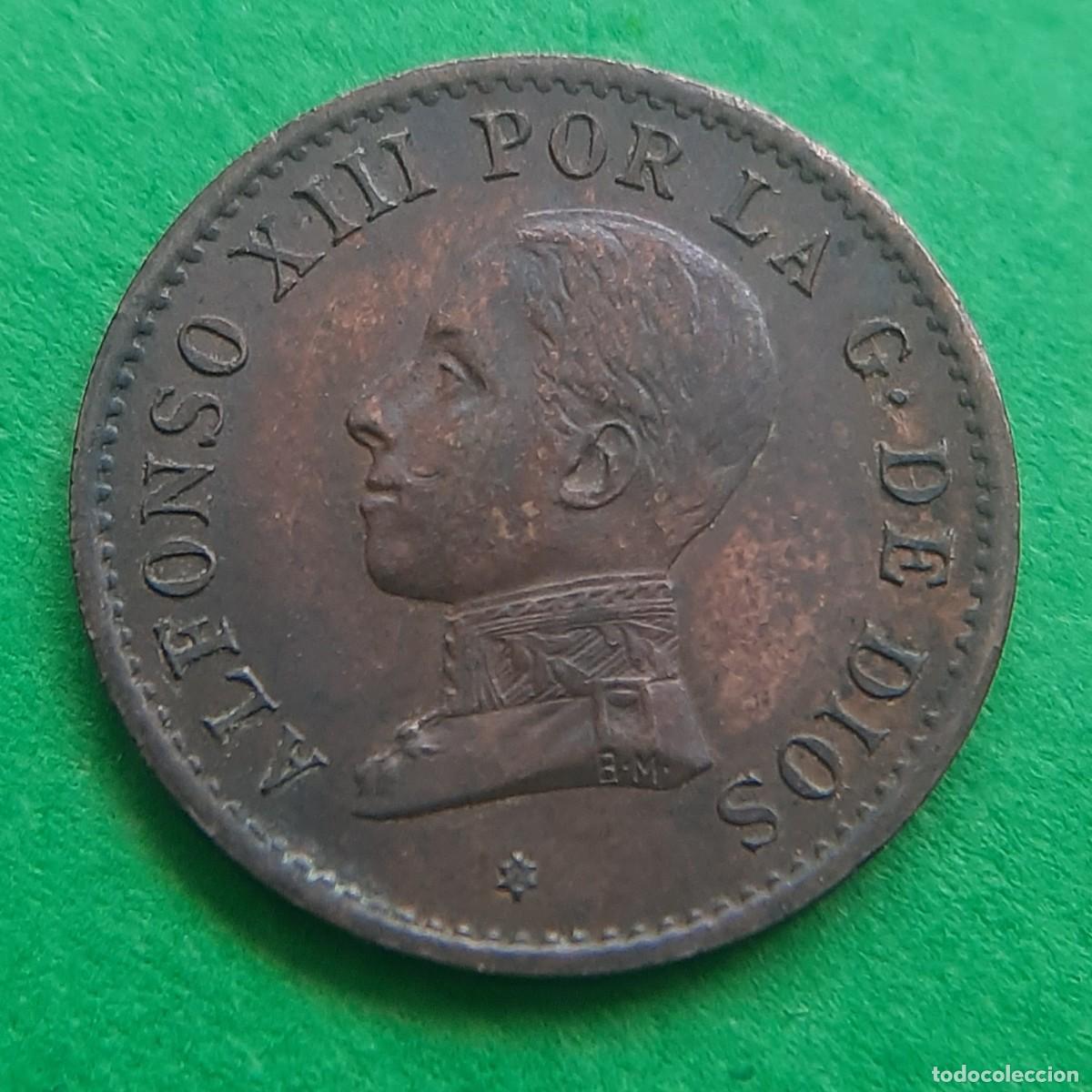 Monedas de Espa&ntilde;a: (ALFONSO XIII)(1912*2 PC V)(COBRE) 1 C&Eacute;NTIMO - Foto 8