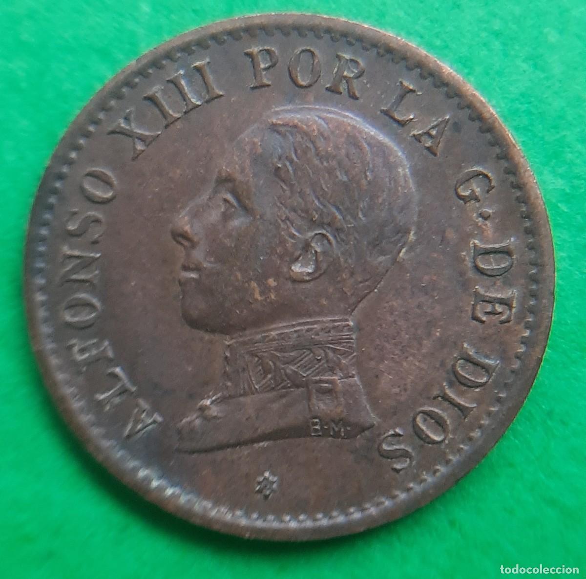 Monedas de Espa&ntilde;a: (ALFONSO XIII)(1912*2 PC V)(COBRE) 1 C&Eacute;NTIMO - Foto 9