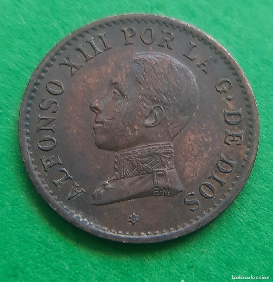 Monedas de Espa&ntilde;a: (ALFONSO XIII)(1912*2 PC V)(COBRE) 1 C&Eacute;NTIMO - Foto 15